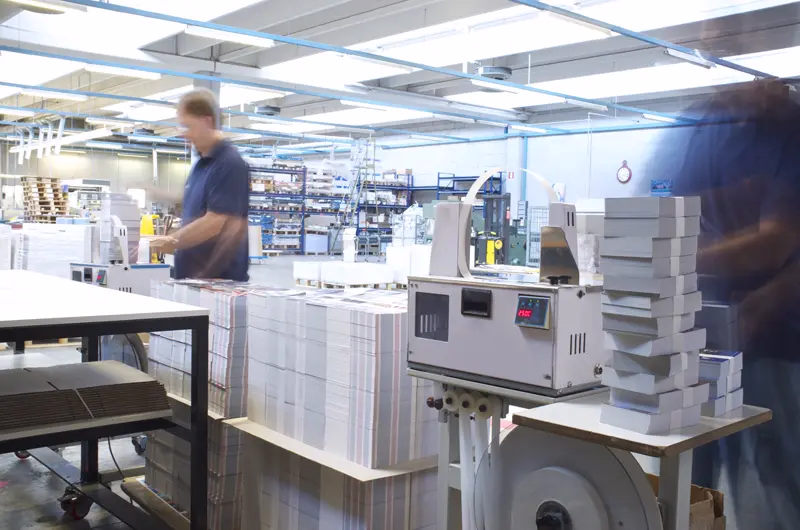 Weiterverarbeitung, Konfektionierung und Veredelung hochwertiger Druckprodukte