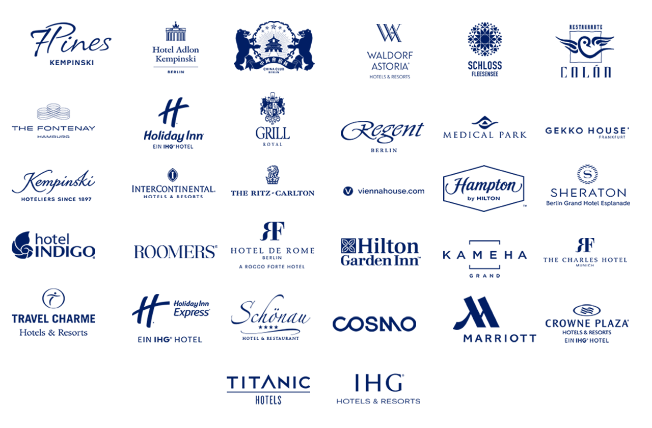 Ausgewählte Qualitäts- und Partnerlogos